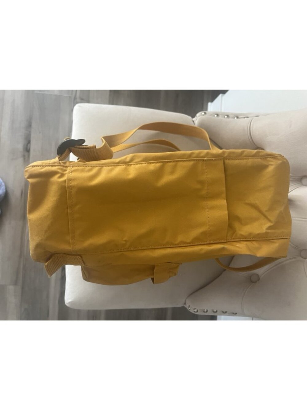 Fjallraven Kanken Backpack Yellow School Bag w Seat Pad 23510 Lightweight - Picture 12 of 16
